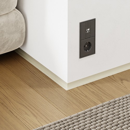 Микроплинтус алюминиевый Modern Decor RAL 9001 Кремово-белый 23-09-62 2500×19×16 Микроплинтус алюминиевый Modern Decor RAL 9001 Кремово-белый 23-09-62 2500×19×16