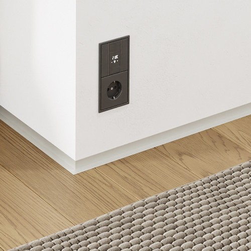 Микроплинтус алюминиевый Modern Decor RAL 9002 Серо-белый 41-57-38 2500×19×16 Микроплинтус алюминиевый Modern Decor RAL 9002 Серо-белый 41-57-38 2500×19×16