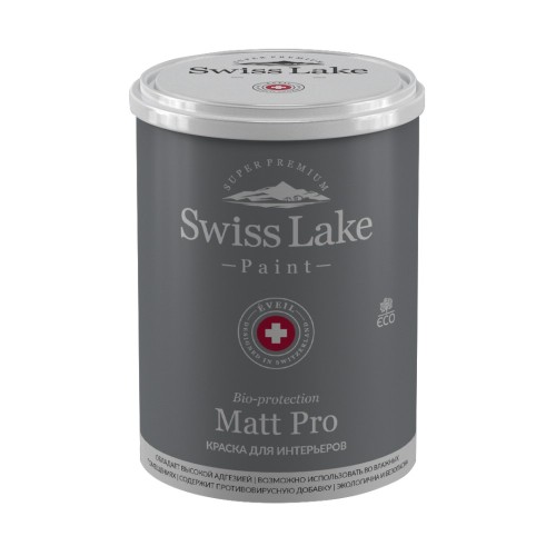 Краска Swiss Lake цвет  Matt Pro 9 л