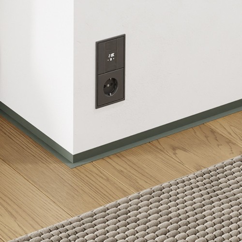Микроплинтус алюминиевый Modern Decor RAL 7010 Брезентово-серый 85-95-74 2500×19×16 Микроплинтус алюминиевый Modern Decor RAL 7010 Брезентово-серый 85-95-74 2500×19×16
