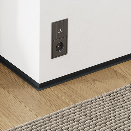 Микроплинтус алюминиевый Modern Decor RAL 7021 Черно-серый 63-55-79 2500×19×16 Микроплинтус алюминиевый Modern Decor RAL 7021 Черно-серый 63-55-79 2500×19×16