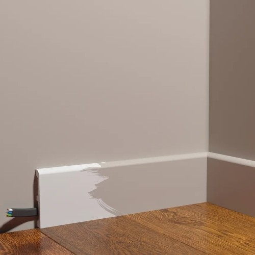 Плинтус под покраску Decor-Dizayn Грани DD706 2000×80×13 Плинтус под покраску Decor-Dizayn Грани DD706 2000×80×13