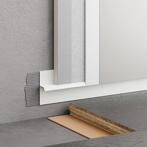 Плинтус алюминиевый теневой с подсветкой Modern Decor RAL 9003 Белый 73-38-47 2500×20×12,8 Плинтус алюминиевый теневой с подсветкой Modern Decor RAL 9003 Белый 73-38-47 2500×20×12,8