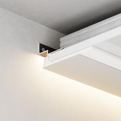 Профиль теневой алюминиевый Modern Decor RAL 9005 Черный муар 52-79-46 2500×38×45