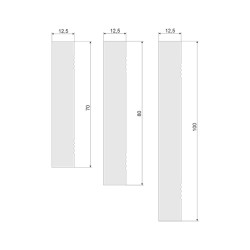 Вставка МДФ в скрытый плинтус под покраску Modern Decor 30-97-92 2050×80×12,5