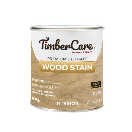 Масло для дерева TimberCare Wood Stain цвет Какао 350086 шелковисто-матовое 0,75 л
