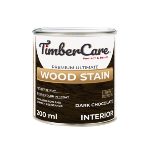 Масло для дерева TimberCare Wood Stain цвет Темный шоколад 350089 шелковисто-матовое 0,2 л Масло для дерева TimberCare Wood Stain цвет Темный шоколад 350089 шелковисто-матовое 0,2 л