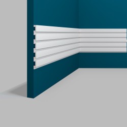 Стеновая панель из полистирола под покраску Перфект Плюс P122 2000×200×14