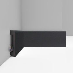 Плинтус Decomaster Антрацит D235-112 2400×80×17