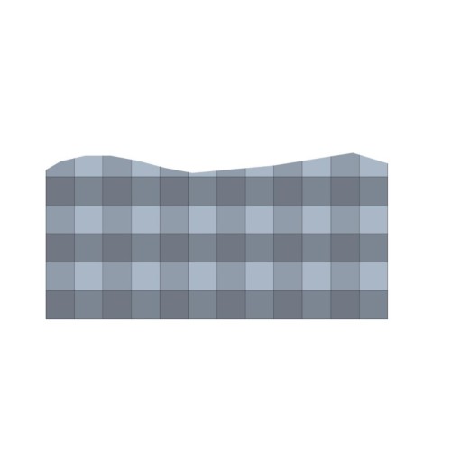 Стеновая панель под покраску Orac Decor W115 Slope 2000×250×23