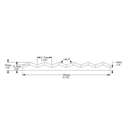 Стеновая панель под покраску Orac Decor W115 Slope 2000×250×23