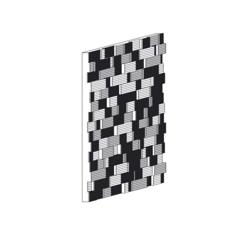 Стеновая панель под покраску Orac Decor W216 Matrix 2000×250×16