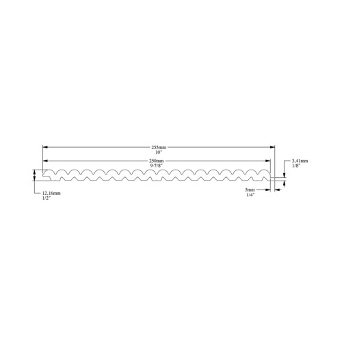 Стеновая панель под покраску Orac Decor WX210-2600 Reed 2600×255×13