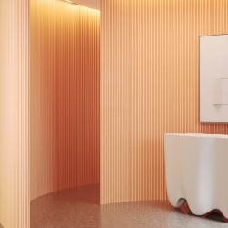 Стеновая панель под покраску Orac Decor WX211 Flute 2000×255×17