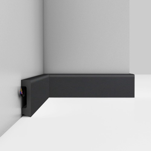 Плинтус Decomaster Антрацит D234-112 2400×58×16 Плинтус Decomaster Антрацит D234-112 2400×58×16