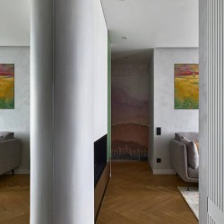 Композитная паркетная доска Quartz Parquet Штучный паркет Дуб Карельский 44-419 венгерская елка 400×100×5