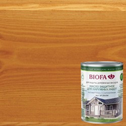 Масло для фасадов Biofa 2043М цвет 2012 Медовый 10 л