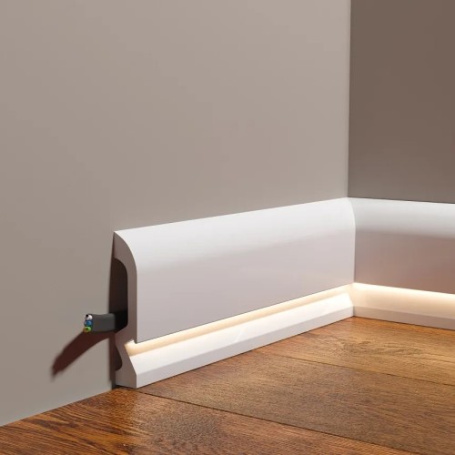 Плинтус под покраску Decor-Dizayn Грани DD700 2000×100×18,1 Плинтус под покраску Decor-Dizayn Грани DD700 2000×100×18,1