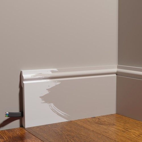 Плинтус под покраску Decor-Dizayn Грани DD31 2000×138×20 Плинтус под покраску Decor-Dizayn Грани DD31 2000×138×20