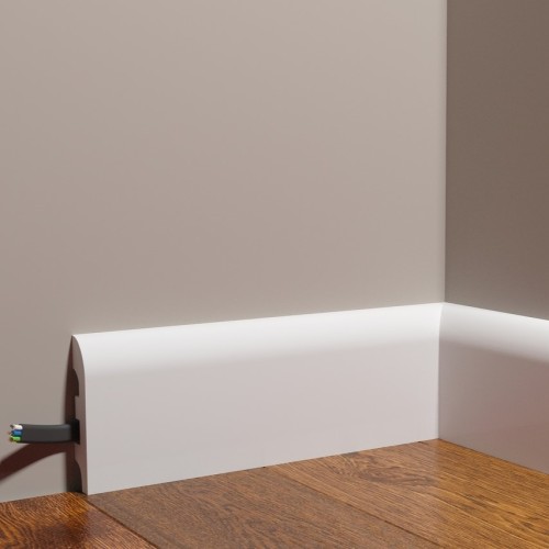 Плинтус под покраску Decor-Dizayn Грани DD41 2000×99×21 Плинтус под покраску Decor-Dizayn Грани DD41 2000×99×21