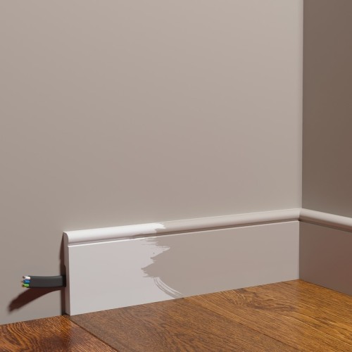 Плинтус под покраску Decor-Dizayn Грани DD49 2000×82×13 Плинтус под покраску Decor-Dizayn Грани DD49 2000×82×13