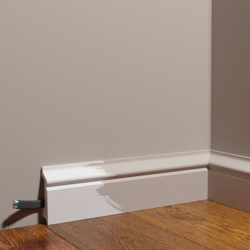 Плинтус под покраску Decor-Dizayn Грани DD122 2000×78×21