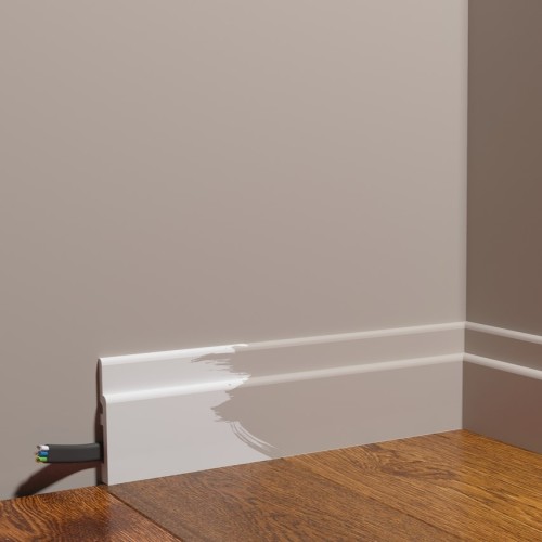Плинтус под покраску Decor-Dizayn Грани DD703 2000×80×12
