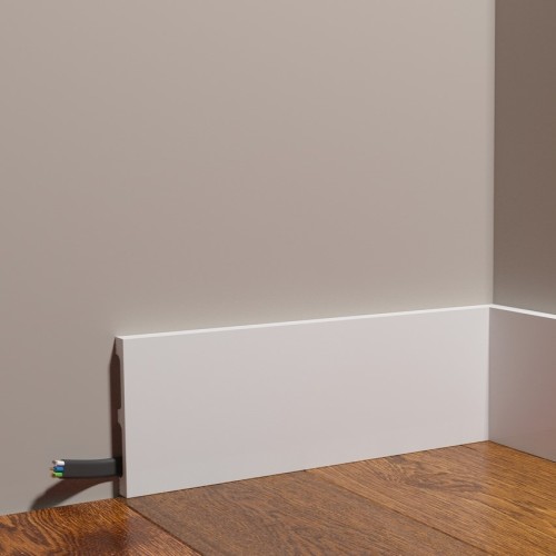 Плинтус под покраску гибкий Decor-Dizayn Грани DD709F 2000×100×13 Плинтус под покраску гибкий Decor-Dizayn Грани DD709F 2000×100×13