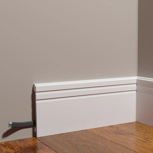 Плинтус под покраску Decor-Dizayn Modern DD724 2000×120×16