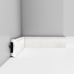 Плинтус Decomaster Ясень белый D234-84 2400×58×16