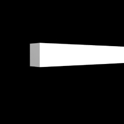 Молдинг из полистирола под покраску Decor-Dizayn Грани DD621 2000×15×15