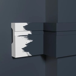 Молдинг из полистирола под покраску Decor-Dizayn Грани DD01 2000×70×19