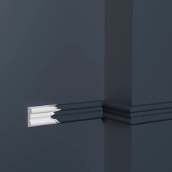 Молдинг из полистирола под покраску Decor-Dizayn DD25 2000×19×9