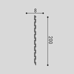 Стеновая панель под покраску Bello Deco СП 06/2 2000×200×8