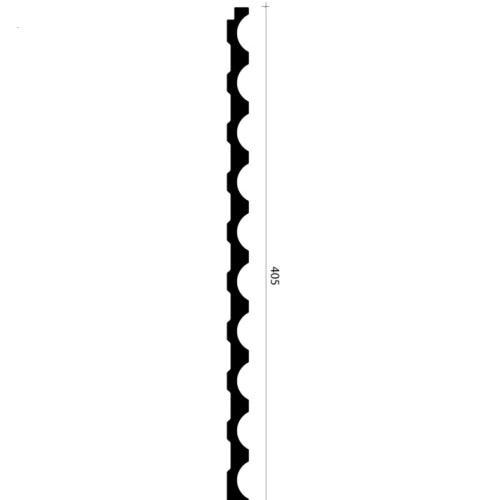 Стеновая панель под покраску Alpine Walls LineArt ECO81031 2900×405×18