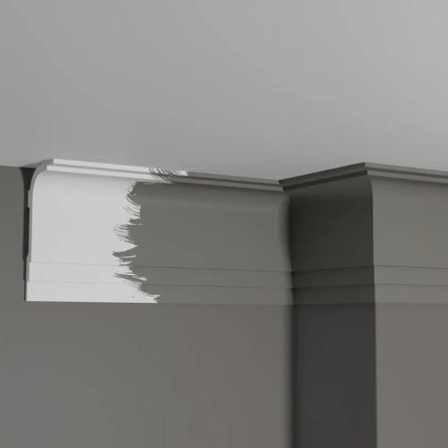 Потолочный плинтус под покраску Decor-Dizayn Грани DD516 2000×60×120