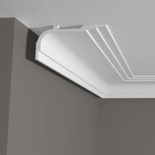 Потолочный плинтус под покраску Decor-Dizayn Грани DD516 2000×60×120