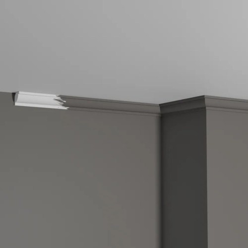 Потолочный плинтус под покраску Decor-Dizayn DD38 2000×20×20