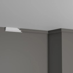 Потолочный плинтус под покраску Decor-Dizayn DD09 2000×14×21