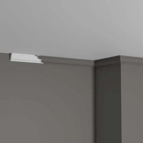 Потолочный плинтус под покраску Decor-Dizayn DD09 2000×14×21