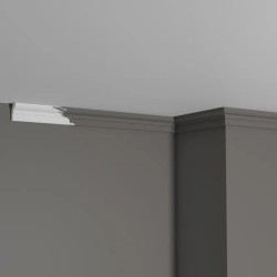 Потолочный плинтус под покраску Decor-Dizayn DD34 2000×15×25