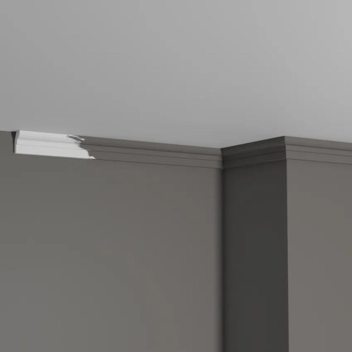 Потолочный плинтус под покраску Decor-Dizayn DD34 2000×15×25
