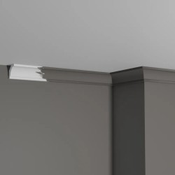 Потолочный плинтус под покраску Decor-Dizayn DD37 2000×30×30