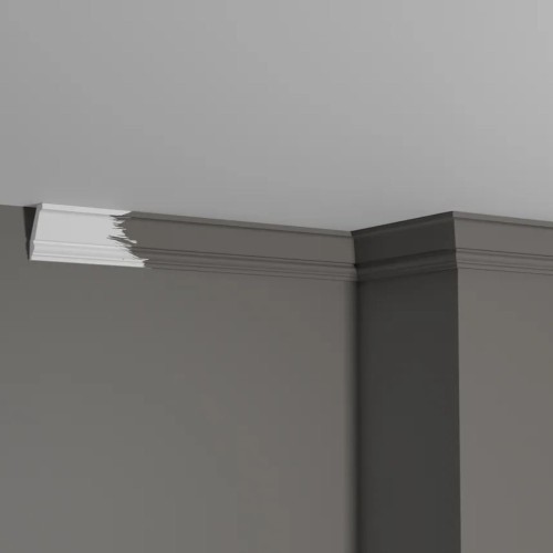 Потолочный плинтус под покраску Decor-Dizayn DD24 2000×24×39