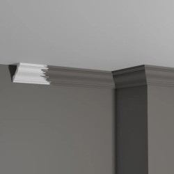 Потолочный плинтус под покраску Decor-Dizayn DD21 2000×44×40