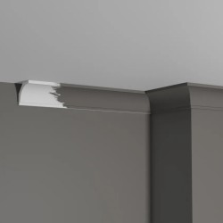 Потолочный плинтус под покраску Decor-Dizayn DD13 2000×48×40
