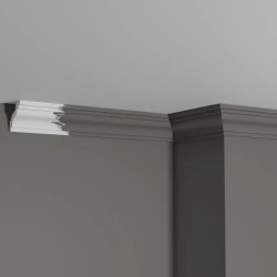 Потолочный плинтус под покраску Decor-Dizayn DD28 2000×40×41