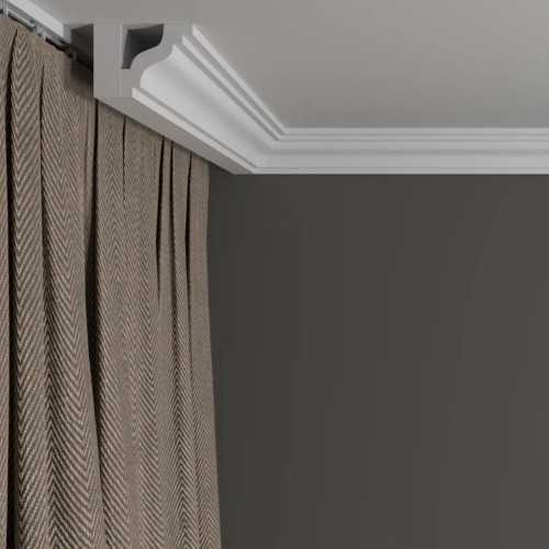 Потолочный плинтус под покраску Decor-Dizayn DD28 2000×40×41