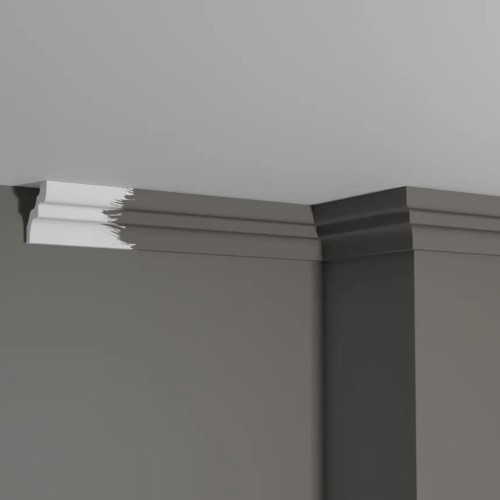 Потолочный плинтус под покраску Decor-Dizayn DD39 2000×42×46