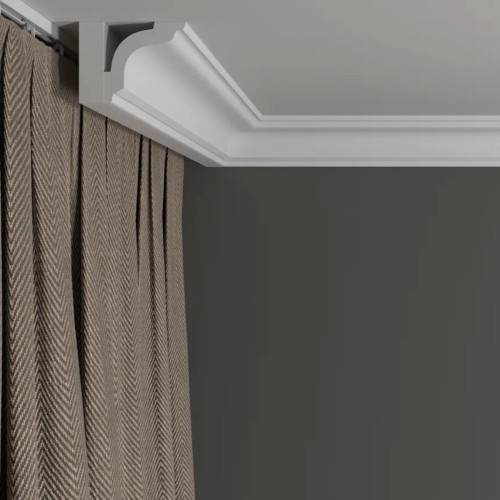 Потолочный плинтус под покраску Decor-Dizayn DD42 2000×50×50